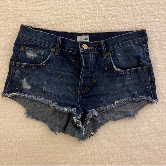 Amuse Society Studded Jeans - Size US 26 - Picture 1 of 2